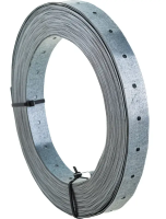 Лента тарная перфорированная  ПТЛ, 20*0,55мм, 25м, ЗУБР