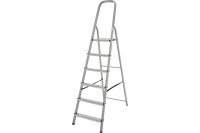 Стремянка стальная односторонняя Новая Высота NV 1150, 1х6 ступеней 70 мм.