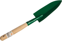 Совок посадочный РОСТОК с деревянной ручкой,узкий, рабочая часть 160 мм