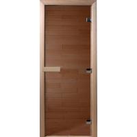 Дверь DoorWood 1800*700 бронза, листва Теплый день