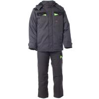 Костюм зимний Корвет куртка/брюки цв.т.серый/черный р. 104-108/170-176