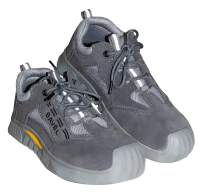 Полуботинки "Универсал Нитро", замша (серые), Нитрил р, 46