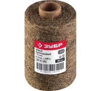 Шпагат льнопеньковый d 1.4 мм, 1250 текс, 13.5 кгс 100 м. ЗУБР