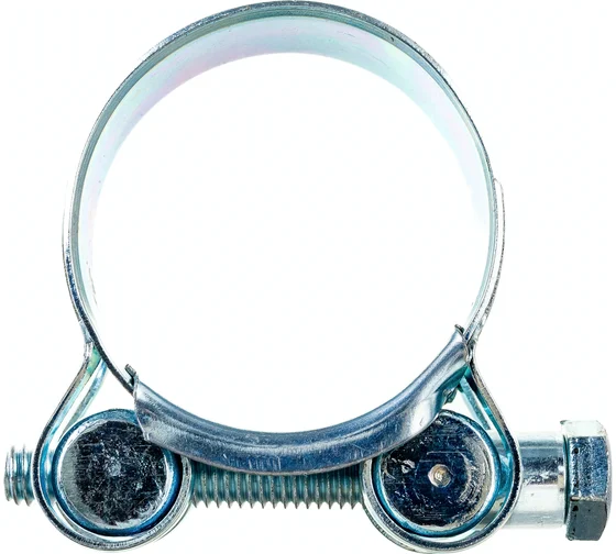 Хомут обжимной силовой шарнирный, нерж.сталь 32-35 мм