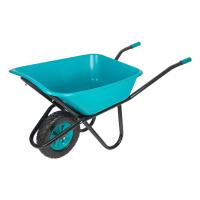 Тачка строительная 120 л/180 кг одноколесная, колесо RV PLAST