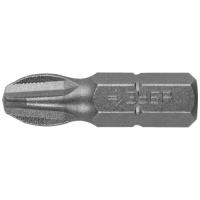 Биты кованые хромомолибденовая сталь тип хвостовика C 1/4" PH3 25 мм. 2шт. ЗУБР МАСТЕР