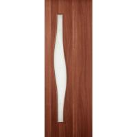 Дверное полотно Итальянский орех 60 см стекло