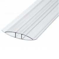 Профиль соединительный для поликарбоната 4-6 мм 6 м. прозрачный