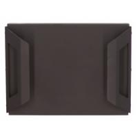 Дверца ДСС "Открытое стекло" для печи HARD (Коричневая)