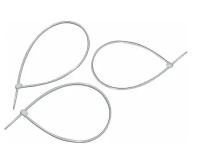 Хомуты нейлоновые белые 2,5*100 мм (уп.50 шт) Политех