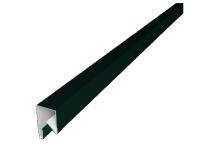 Планка П-образ. заборная 17 0,4 с пленкой RAL 6005 зеленый мох 2 м.