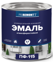 Эмаль ПФ-115 1,9 кг синяя Proremontt