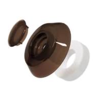 Термошайба для поликарбоната коричневая (25 шт. уп)