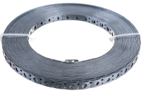 Лента прямая перфорированная вентиляционная  ПВЛ, 12*0,75мм, 25м, ЗУБР