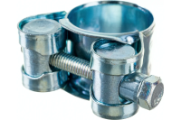 Хомут обжимной силовой шарнирный, нерж.сталь 20-22 мм