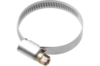 Хомут обжимной накатной, ширина 12 мм, нерж.сталь 30-45 мм