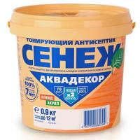 Сенеж Аквадекор 109 (орех) 0,9 кг.