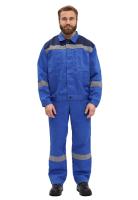 Костюм Легион куртка/полукомб. ВАСИЛЕК/Т.СИНИЙ р. 64-66/170-176