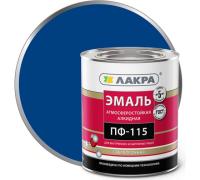 Эмаль ПФ-115 2,8 кг синяя Лакра