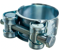 Хомут обжимной силовой шарнирный, нерж.сталь 32-35 мм