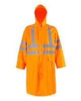 Плащ ВВЗ сигнальный нейлон с ПВХ оранжевый р. 104-108/170-176