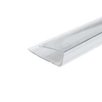 Профиль торцевой для поликарбоната 6 мм прозрачный 2,1 м.