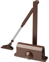 Дверные доводчики для дверей массой до 80 кг, цвет корич. серебро STAYER MAXComfort