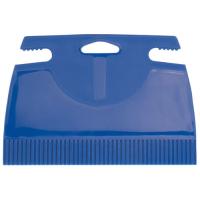 Шпатель зубчатый пластик 180*125*1мм. д/ковровых покрытий