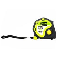 Рулетка TRIFIX 3м*16 мм обрезиненный корпус 3 фиксатора ON 