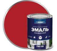 Эмаль ПФ-115 0,9 кг красная Proremont