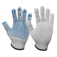 Перчатки х/б 5 нитей белые 10 кл. вязки (точка)
