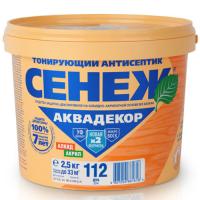 Сенеж Аквадекор 112 (дуб) 2,5 кг.