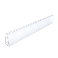 Профиль торцевой для поликарбоната 4 мм прозрачный 2,1 м.