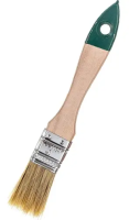 Кисть плоская 1" 25мм ВОЛАТ (флейцевая малярная, пластик.рукоять)