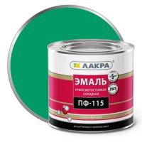 Эмаль ПФ-115 2,8 кг ярко-зеленая Лакра 