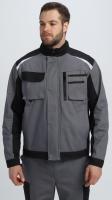 Куртка Милан CH (тк.Смесовая,260), т.серый/черный р. 56-58/170-176