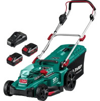 Газонокосилка бесщеточная, 2х18В АКБ (4Ач) ЗУБР 36В