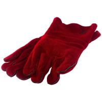 Краги сварщика 35 см. красные