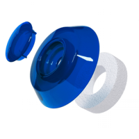 Термошайба для поликарбоната синяя (25 шт. уп)