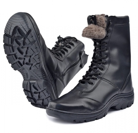 Ботинки с высоким берцем EXTRIME-ZIMA на молнии, натуральная шерсть р. 42