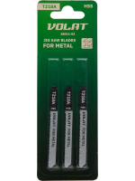 Пилки лобз. по металлу T218A (3 шт.) ВОЛАТ (пропил криволинейный, тонкий, для базовых работ)