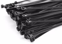 Хомуты нейлоновые черные 3,6*250 мм (уп.50 шт) Политех