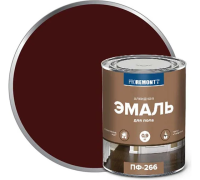 Эмаль ПФ-266 0,9 кг красно-коричневая Proremontt