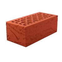 Кирпич керамический красный одинарный пустотелый рельефный "КОРОЕД"(480)