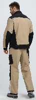 Куртка Милан CH (тк.Смесовая,260), бежевый/черный р. 44-46/170-176