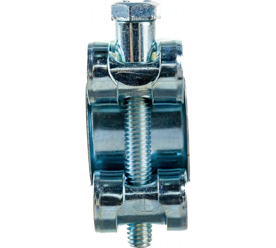 Хомут обжимной силовой шарнирный, нерж.сталь 32-35 мм