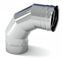 Колено нерж. 90 град.1,0 мм/130 мм