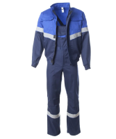 Костюм летний Орион цв. синий с васильком, тк Твил р. 112-116/182-188