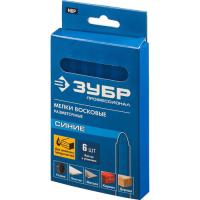 Мелки восковые синие 6 шт.ЗУБР