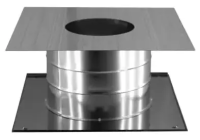 Проходной узел нерж.500*500 (0,5мм) д-115